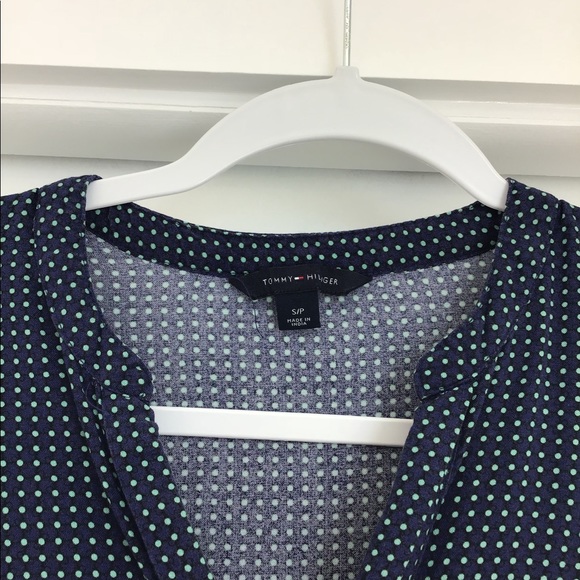 Tommy Hilfiger |Long Sleeve Top| PolkaDot | Size S - Picture 2 of 3